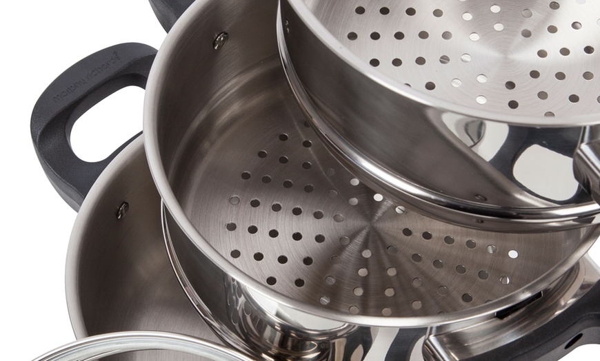 Image 7: Morphy Richards 8-Piece Pan Set