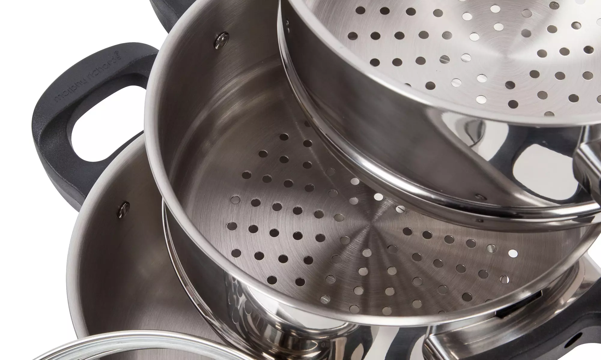 Morphy Richards Eight-Piece Stainless Steel Pan Set With Free Delivery - Image 7