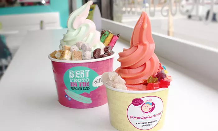 Frozen Yogurt or Smoothies at FroyoWorld (Up to 39% Off) - Primary Image
