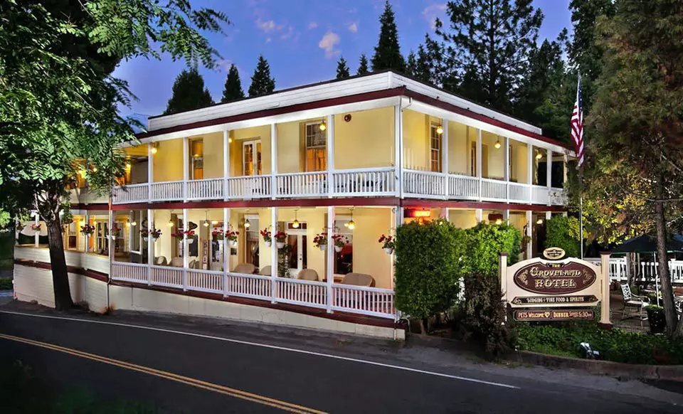 Two-Night Stay with Breakfast and Dinner Credit, Champagne, and Wine Tasting at The Groveland Hotel in Groveland, CA - Primary Image