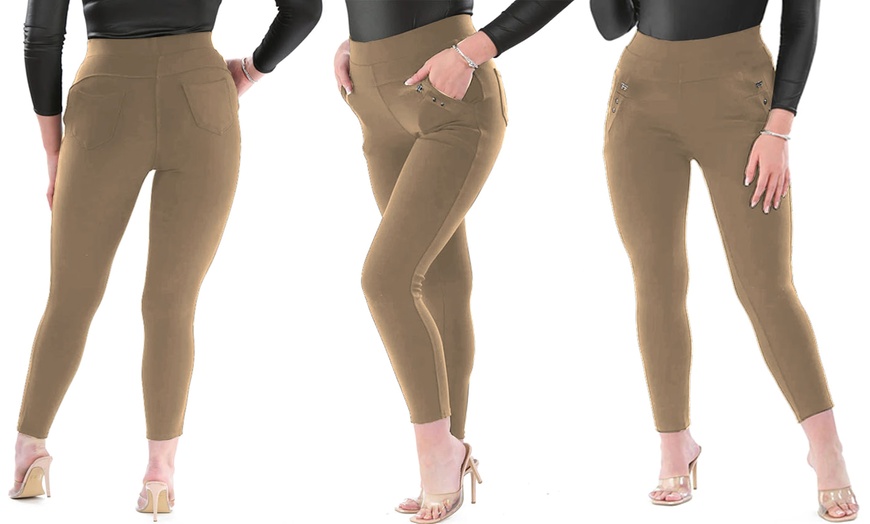 Image 4: Plus Size Smart Trousers