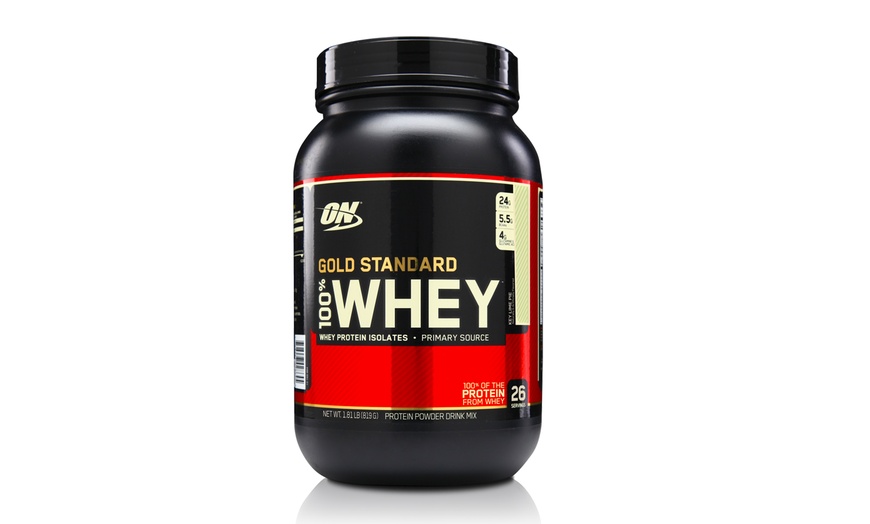 2lb. Optimum Nutrition Gold Standard Whey-Protein Tub | Groupon