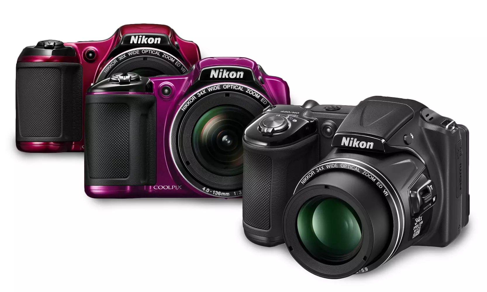 Nikon Coolpix L830 16MP Digital Camera with 34x Optical Zoom (Manufacturer Refurbished) - Primary Image