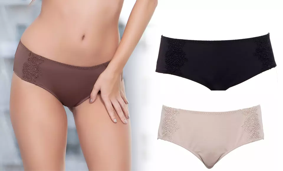 3-Pack of Affinitas Intimates Push-up Bras or Hipster Panties in Assorted Colors. Multiple Options From $22.99–$39.99. - Second Medium