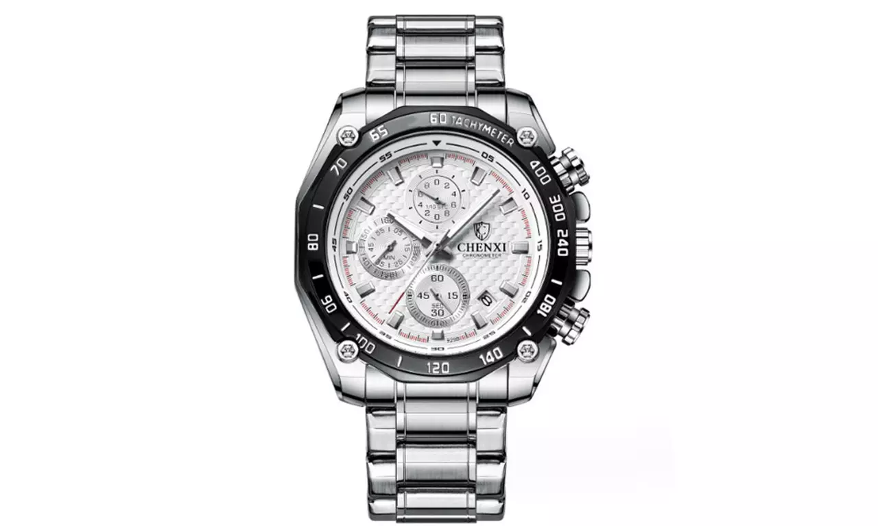 Chenxi Multi-function Three-eye Calendar Watch