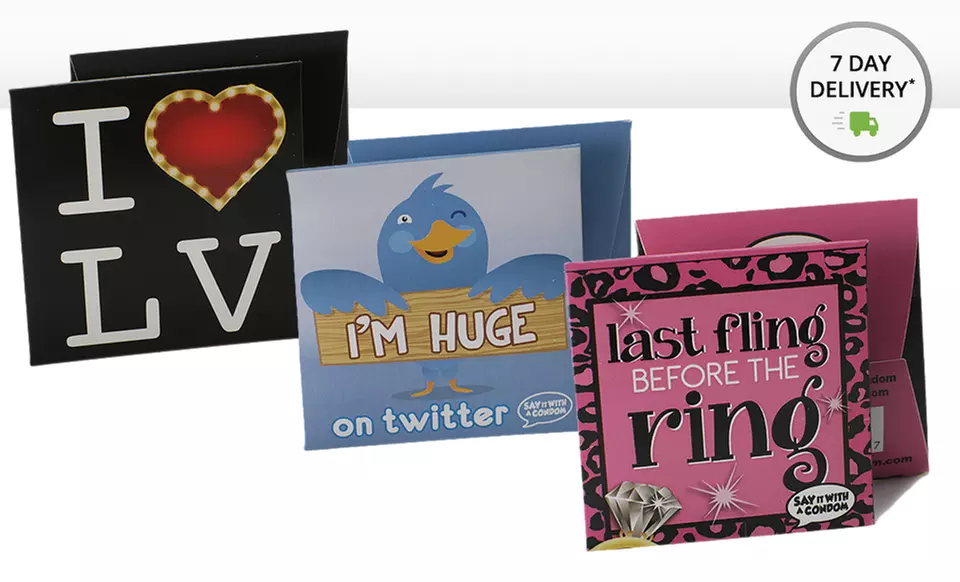 $15 for $30 Worth of﻿ Condoms from Say It With A Condom  - Primary Image