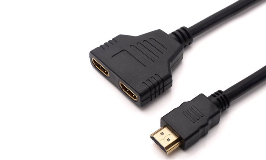 Image 2: HDMI to 2HDMI Splitter Cable