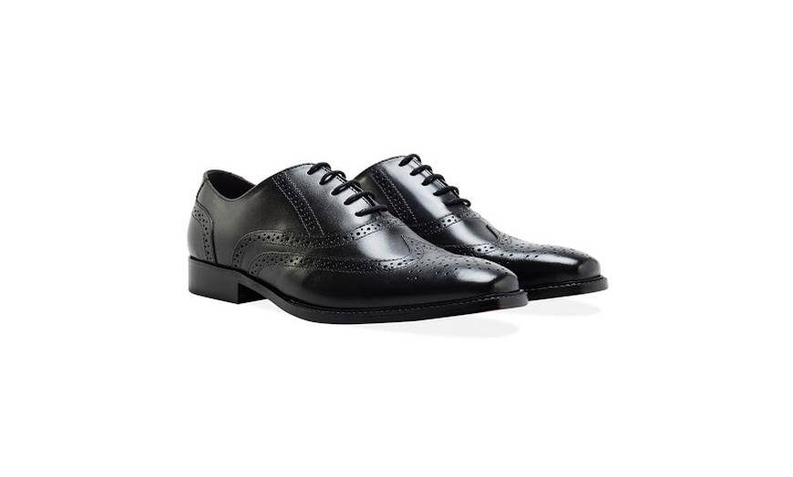 Image 8: Chaussures Richelieu en cuir pour homme