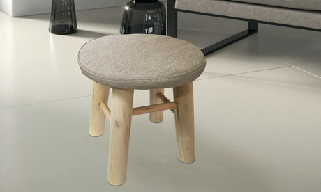 Sgabello tondo poggiapiedi disponibile in 4 colori