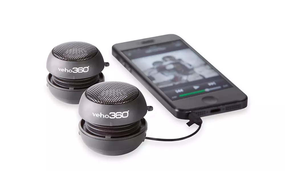 Veho 360 Portable Capsule Speaker from £5.99 (75% Off) - Primary Image