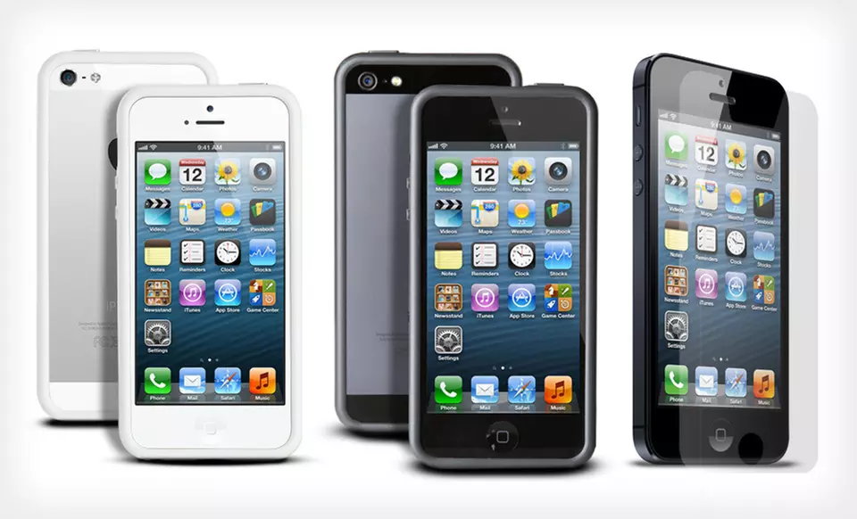 $15 for a Photive iPhone 5 Bundle with Bumper Cases and Screen Protectors ($84.85 List Price). Free Shipping & Returns. - Primary Image
