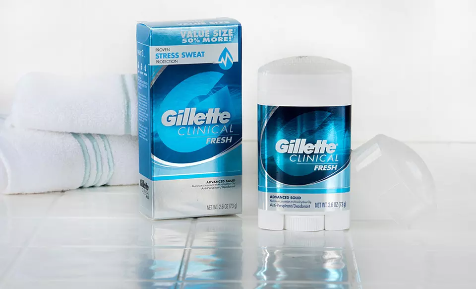 $13.99 for a 2-Pack of 2.6 Oz. Gillette Clinical-Strength Advanced Solid Deodorant ($25.98 List Price) - Primary Image