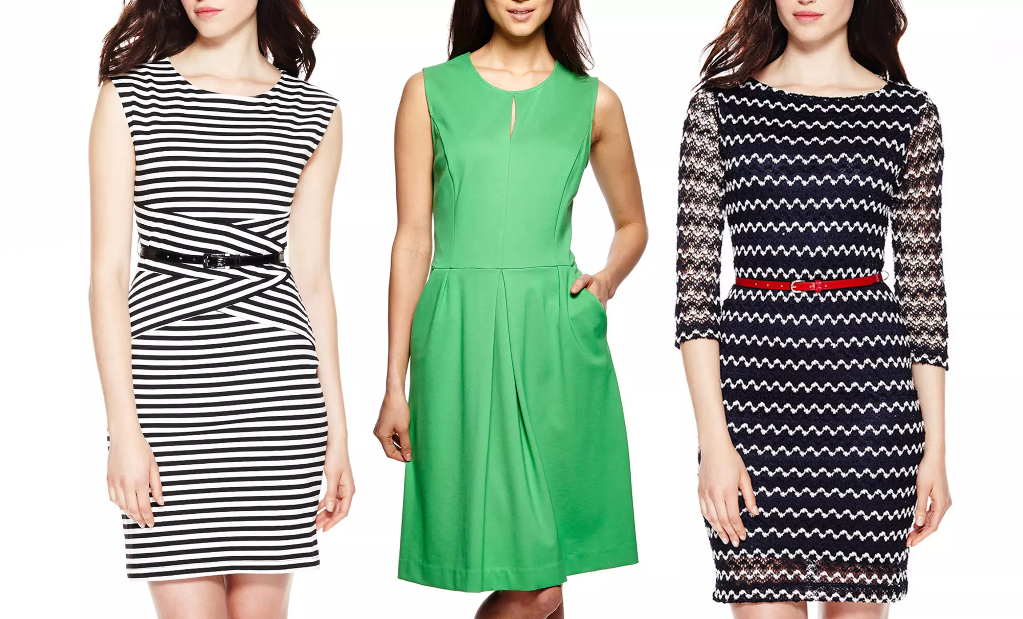 Sharagano Women's Sleeveless Ponte Dress - Tie Front Lace-Up Shift Dress - View #13