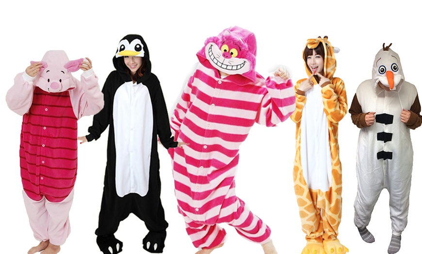 Image 1: Ladies' Animal-Style Onesie