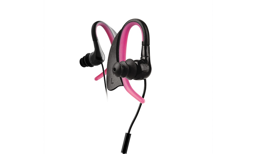 Merkury Innovations Waterproof/Sweatproof Sport Earbuds with Mic﻿ | Groupon