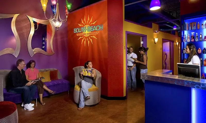 $31 for Two Sunless Spray Tans at South Beach Tanning ($60 Value) - Primary Image