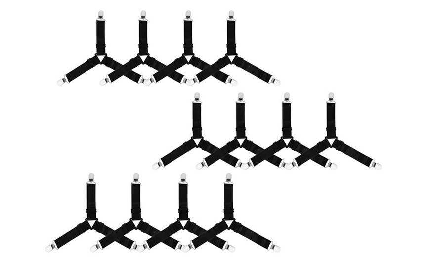 Image 6: 4, 8 of 12 driehoekige lakenhouders 