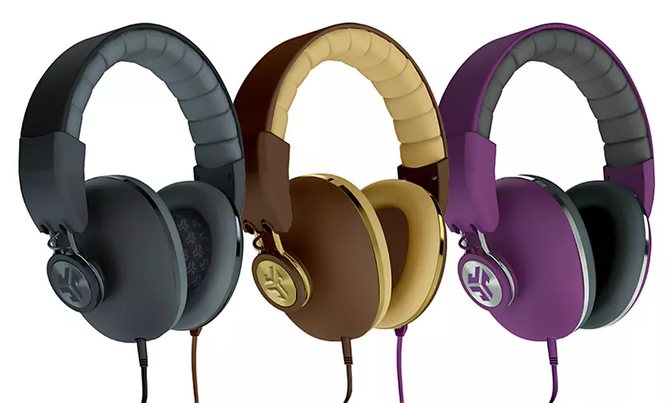 JLab Bombora Over-Ear Headphones with Universal Mic - Primary Image