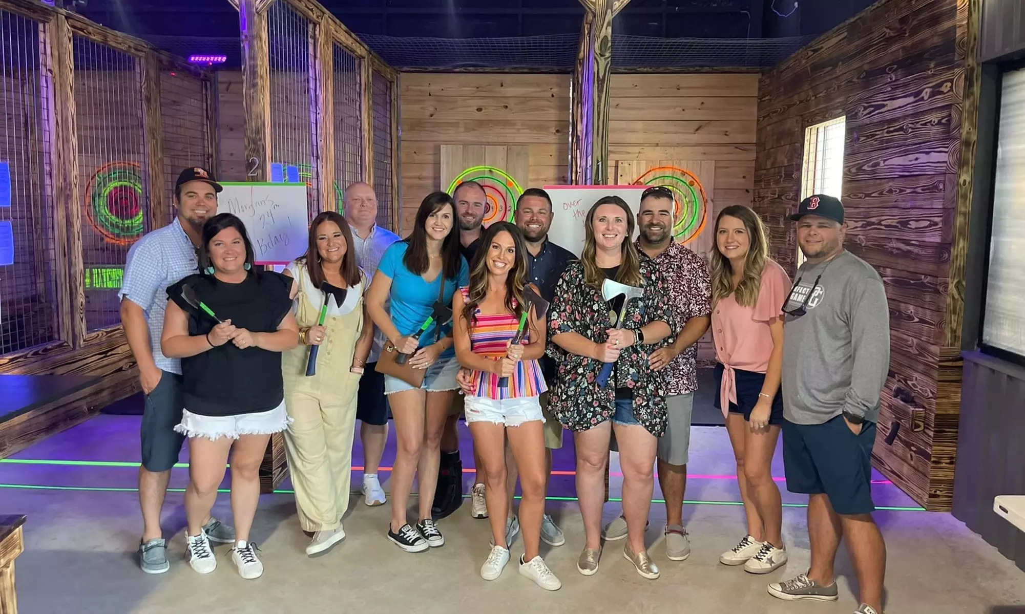 60-Minutes of Indoor Axe Throwing for Two to Eight People at Hatchet House Texas (Up to 49% Off) - Primary Image