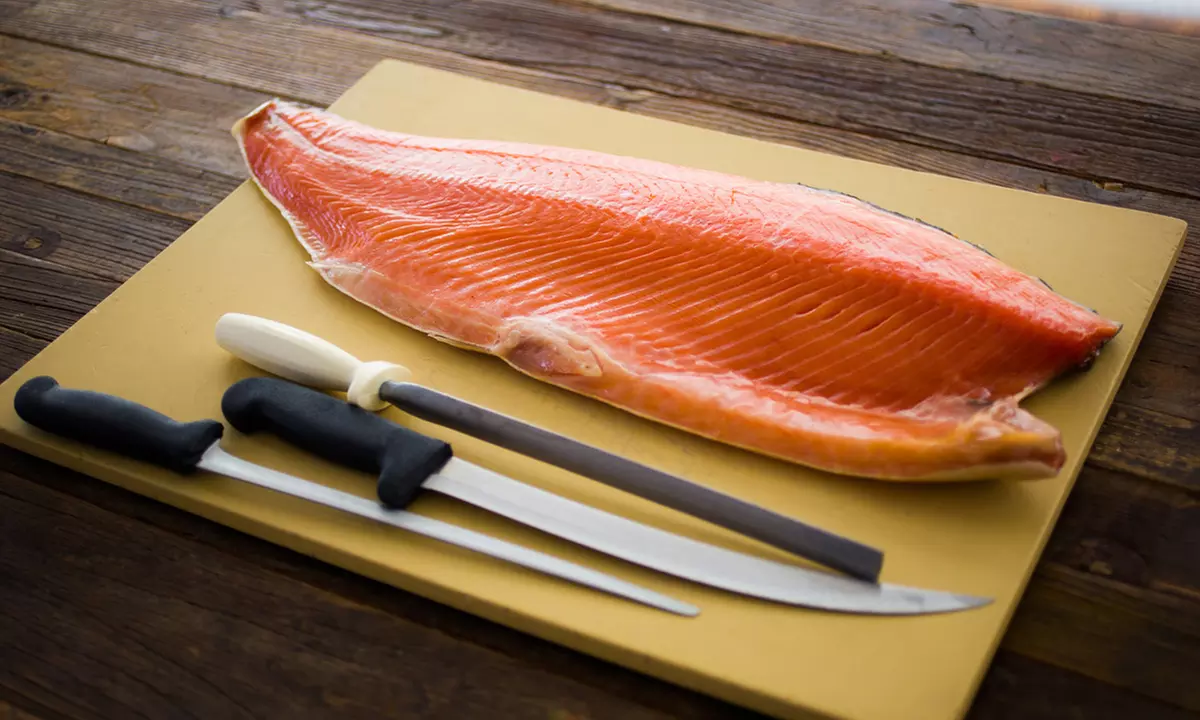 Smoked Scotch or Nova Salmon (1/2 Lb.) at Mt. Kisco Smokehouse - Greenwich Location - Second Medium