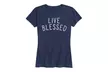 Women's Blessed and Grateful T-Shirt. Plus Sizes Available - Image 5