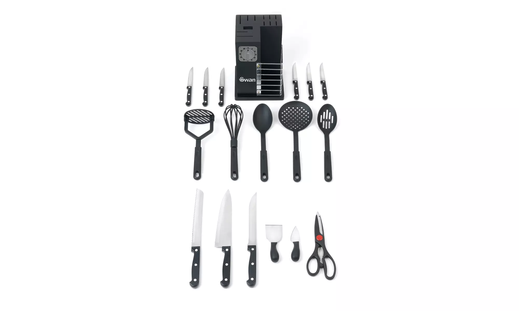 Your Kitchen Hero 19-Piece Knife Block and Utensil Set for £21.98 (69% Off) - Image 3