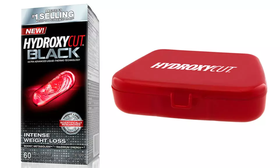 Hydroxycut Black with Pill Box (60-Count) - Primary Image