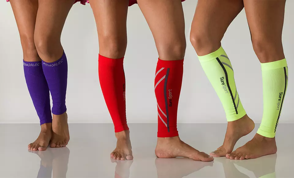 $19.99 for Remedy Calf Sport Compression Sleeves ($49.99 List Price). Multiple Options Available. Free Shipping. - Second Medium