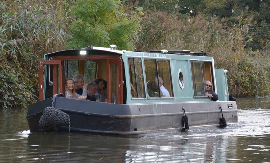 Image 1: Canal Cruise With Afternoon Tea fizz or bubbly