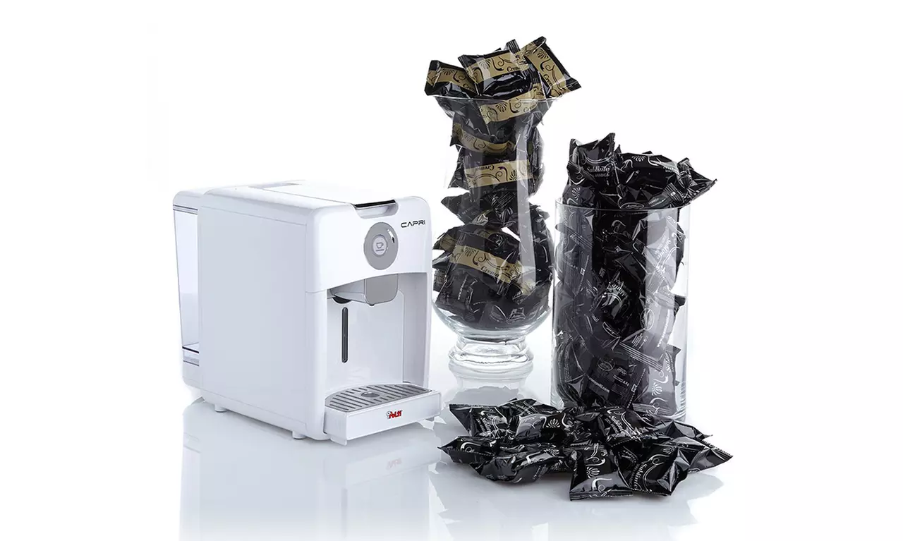 Polti Capri Espresso Machine with 100 AromaPolti Capsules - Primary Image