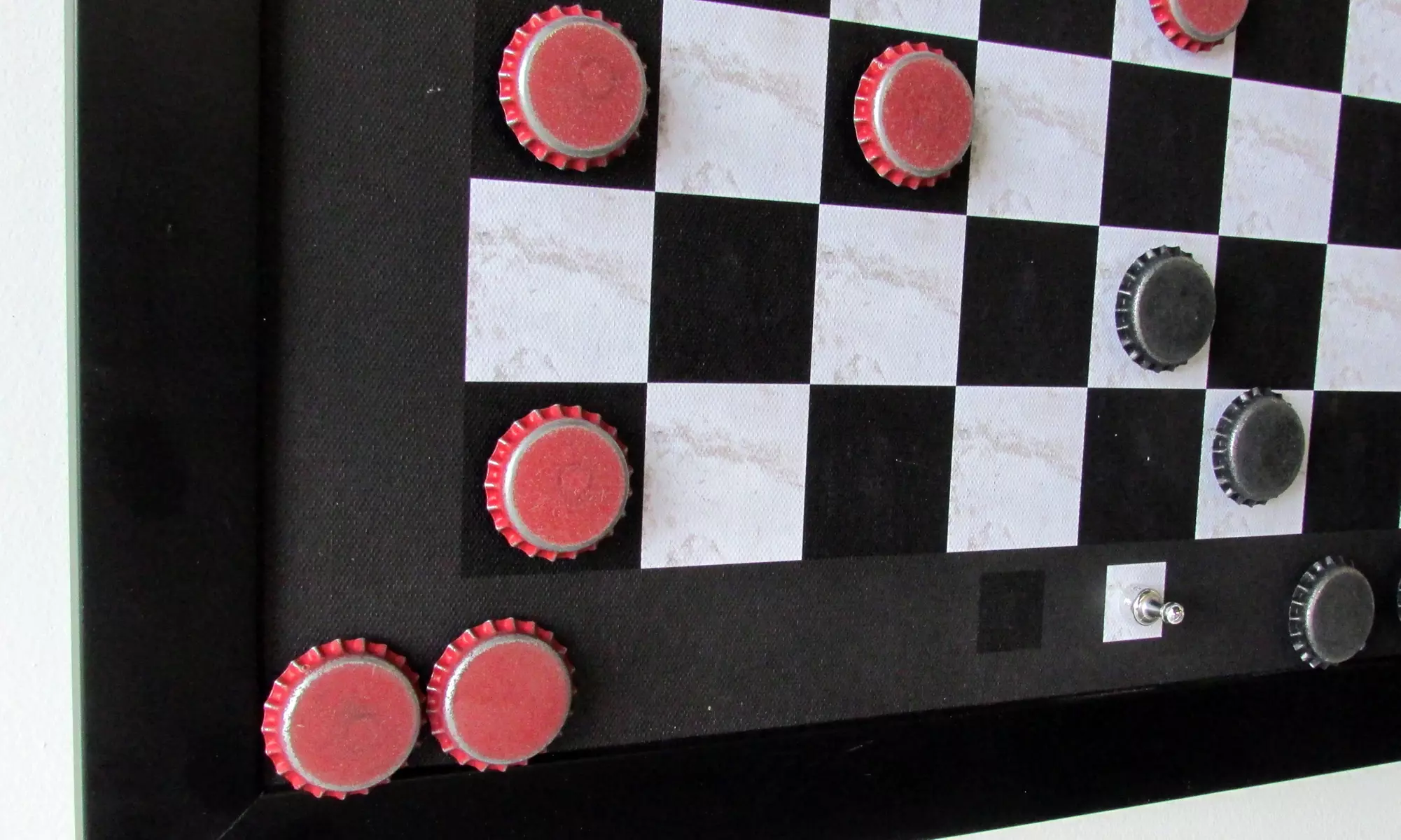 Magnetic Wall Checkers and Chess Set - Second Medium