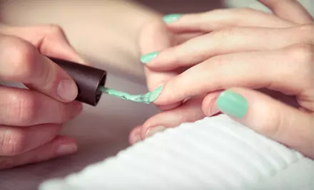 One or Two Spa Mani-Pedis at Pileggi On The Square (Up to 55% Off) - Primary Image