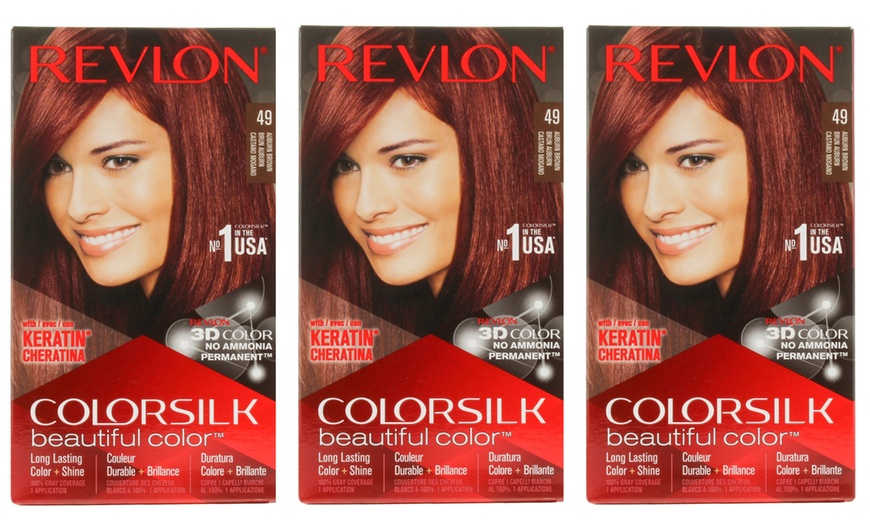 Image 26: Revlon Colorsilk Permanent Hair Colour Three-Pack