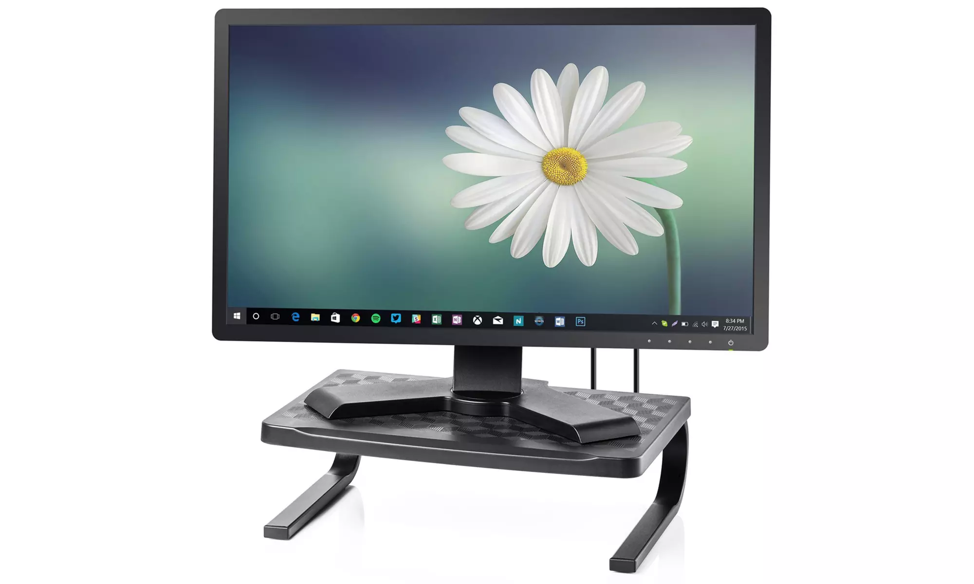 Monitor Stand Riser with Cable Management (2-Pack) - Primary Image
