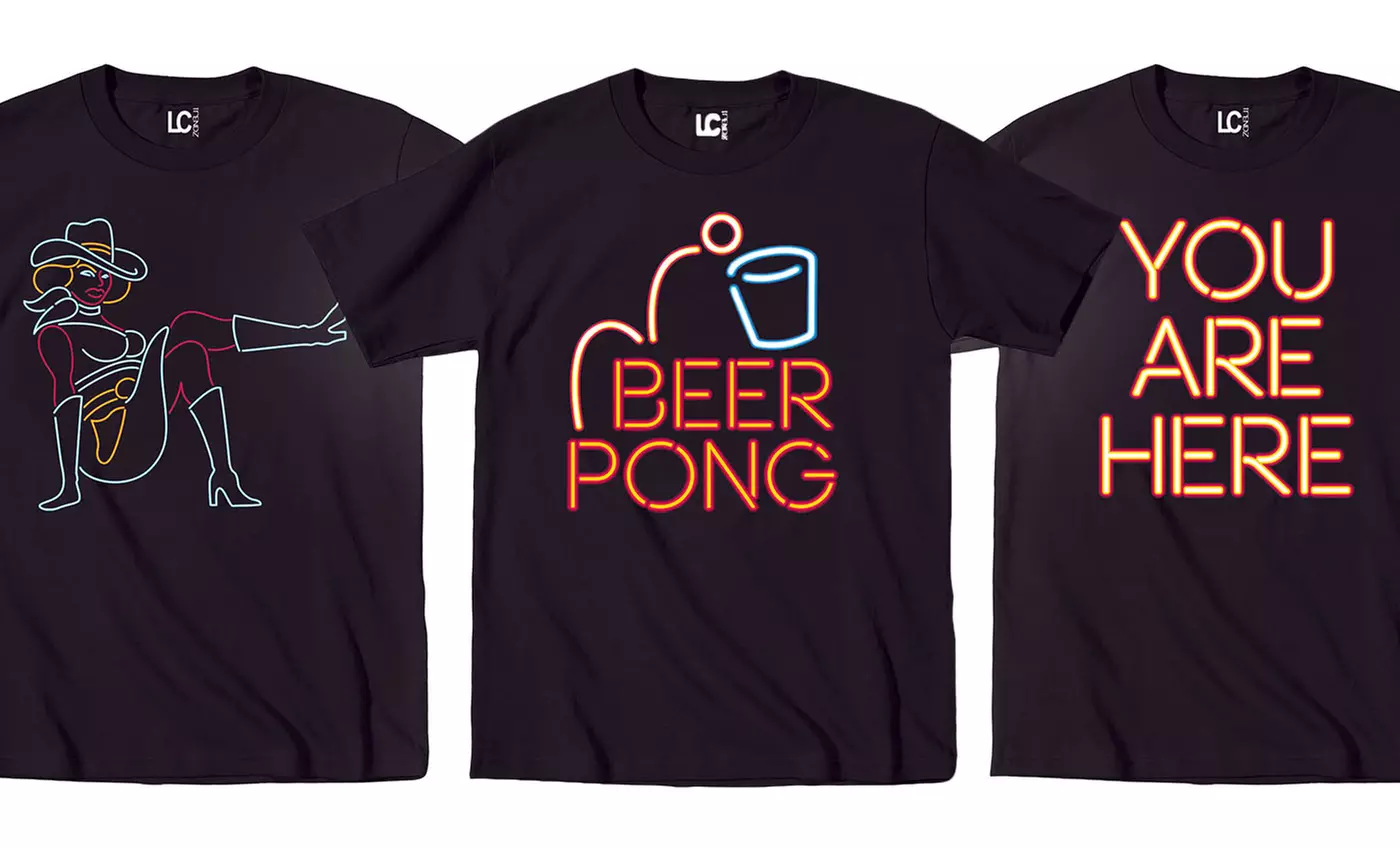 Men's Neon Sign T-Shirts - Primary Image