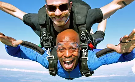 $139 for a Tandem Skydive Jump for One at Skydive Spaceland (Up to $219 Value) - Primary Image