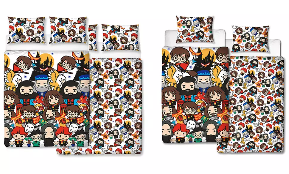 Juego de funda de edredón reversible oficial de Harry Potter - Primary Image