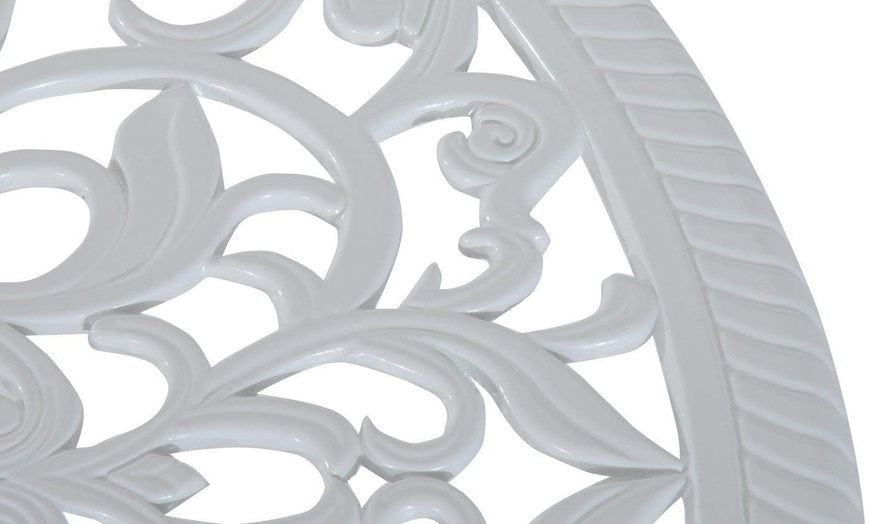 Image 3: Outsunny 3 Piece Garden Bistro Set