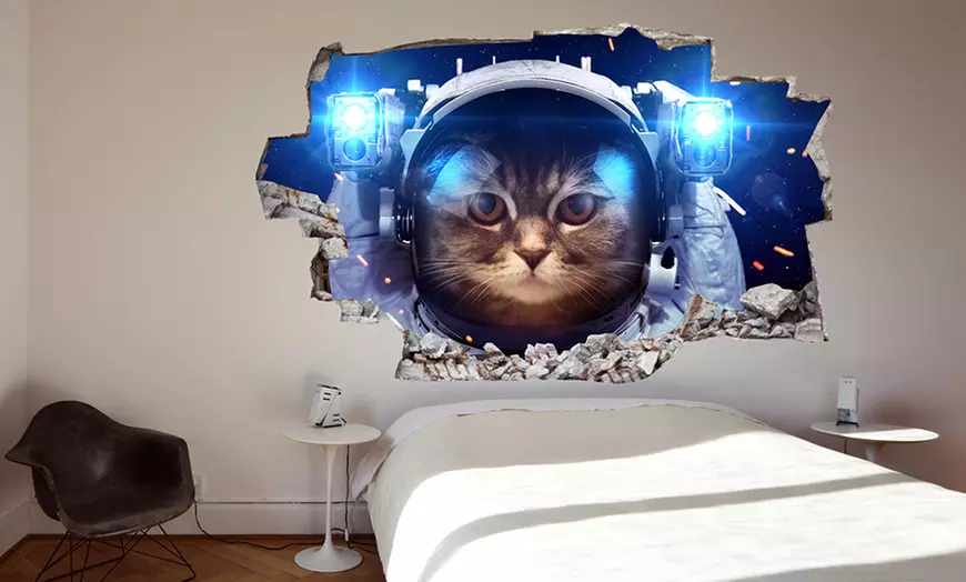 Image 14: Sticker mural effet 3D