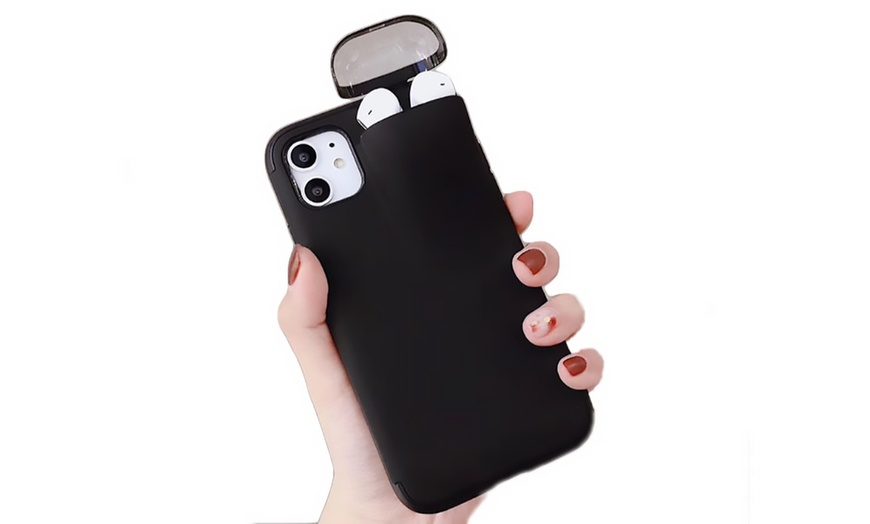 Image 3: Phone Case with AirPods Holder