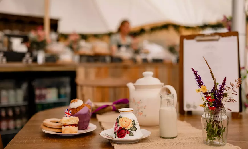 Image 5: Wildflower Meadow Afternoon Tea for Two or Four – Relax & Unwind at Finchingfield Lavender Field! (Up to 45% Off)