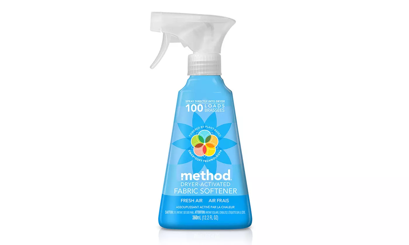 Method Dryer-Activated Fabric Softener Spray; 3-Pack of 12.2 Fl. Oz. Bottles. Multiple Scents Available. - Second Medium