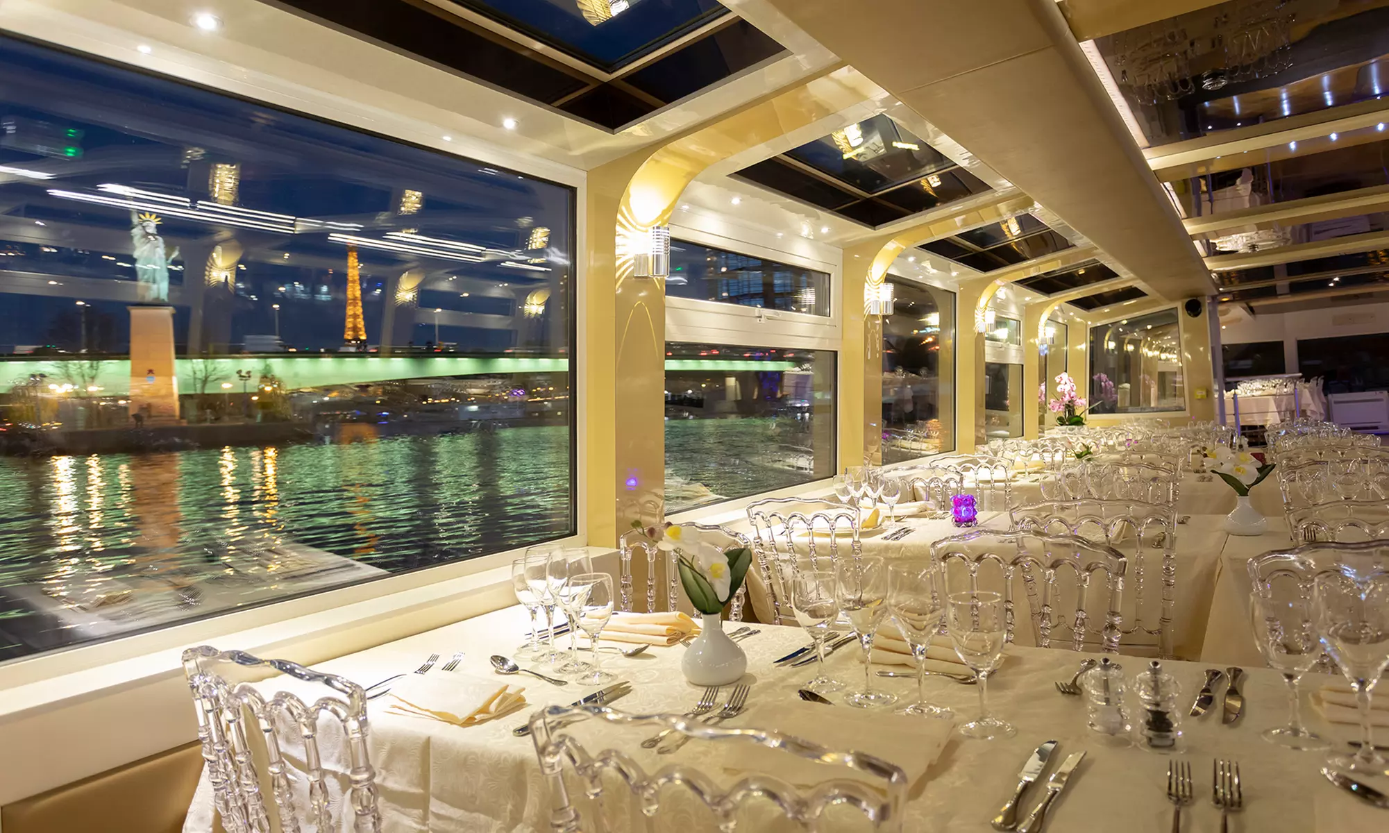 Croisière bistronomique sur la Seine avec Eiffel Croisieres Prestige