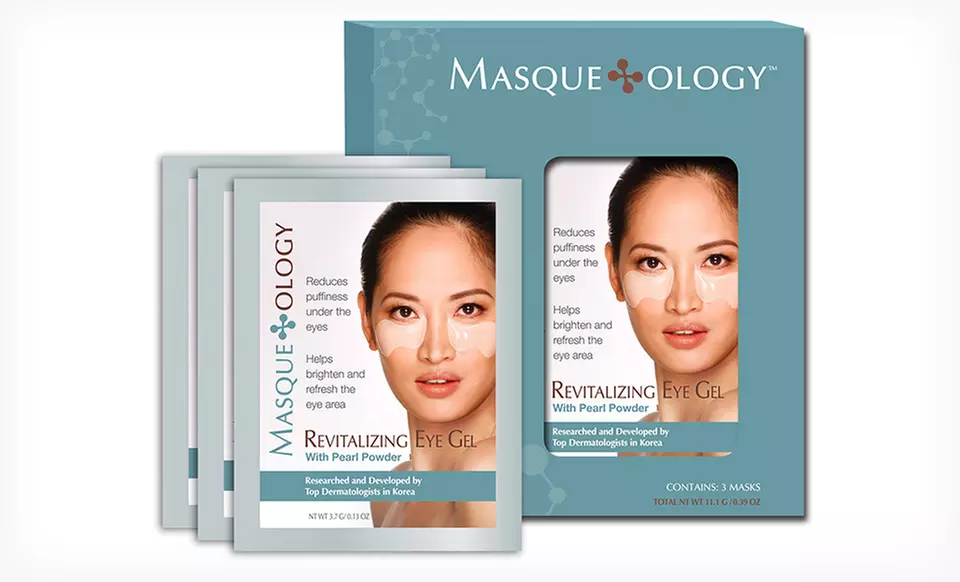 6-Pack of Masqueology Gel Masks. Multiple Varieties. - Primary Image
