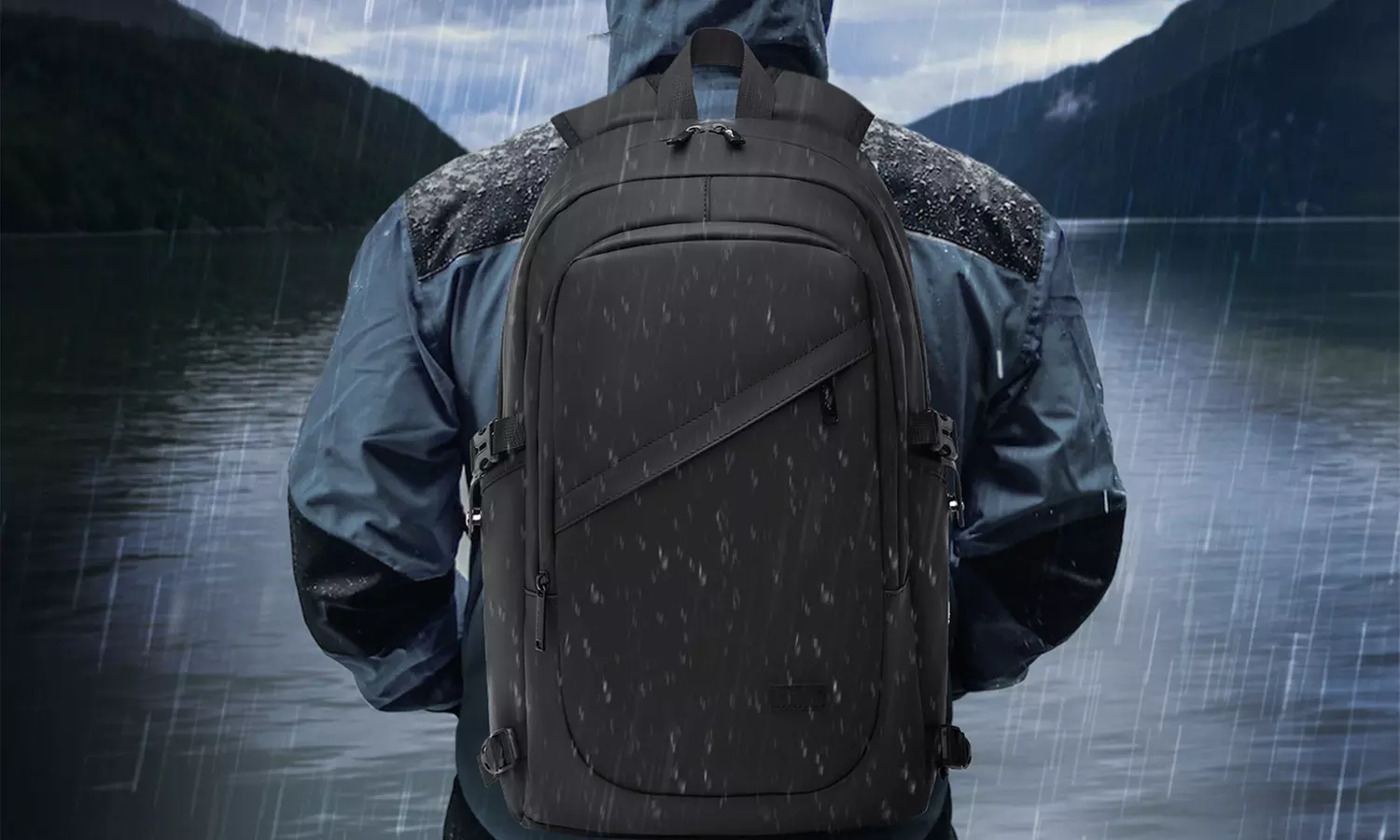 Rugzak voorzien van usb-poort