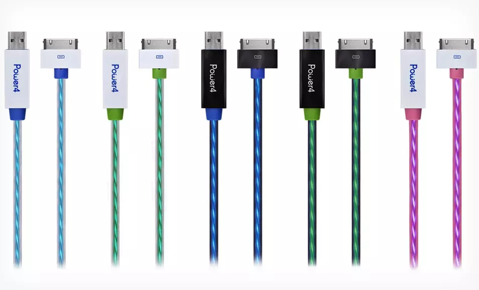 $12.99 for a Power 4 Apple or Micro-USB LED  Charging Cable ($35 List Price). Multiple Styles Available. Free Returns. - Second Medium