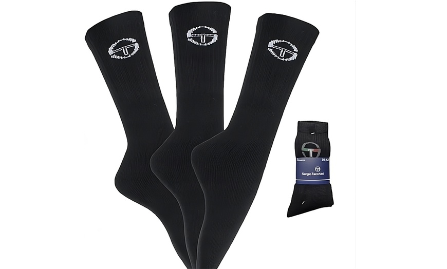 Image 3: Lot de 3 paires de chaussettes hautes Sergio Tacchini