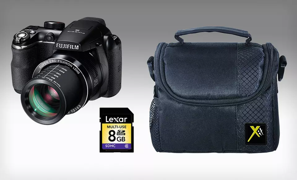 Fujifilm FinePix S4200 14-Megapixel Digital Camera with Optional Accessories (Up to 37% Off). Free Shipping and Returns. - Second Medium