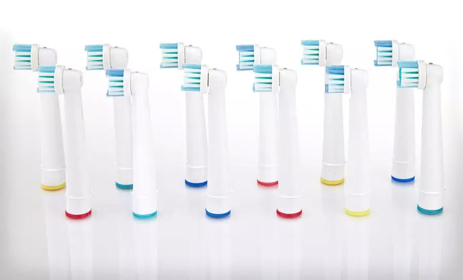 12-Pack of Replacement Toothbrush Heads - Second Medium