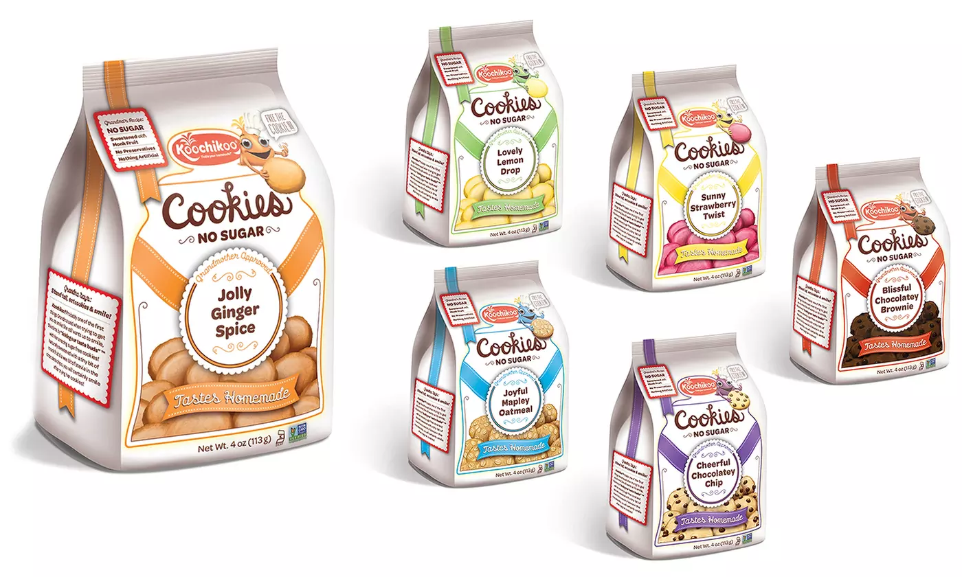 Koochikoo Sugar-Free Cookies (6-Pack) - Primary Image